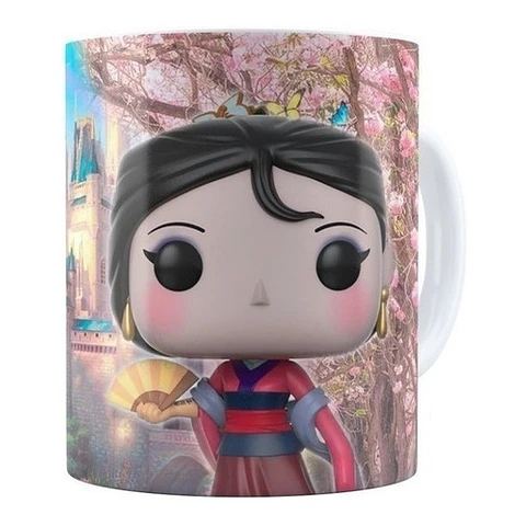 Kit Diseños Plantillas Tazas Princesas Disney Sublimación 