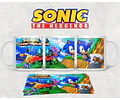 Kit Diseños Plantillas Tazas Sonic Sublimación M1