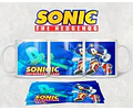 Kit Diseños Plantillas Tazas Sonic Sublimación M1