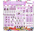 Kit Imprimible Isabella Encanto Deco Y Candy 100% Editable