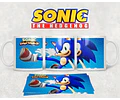 Kit Diseños Plantillas Tazas Sonic Sublimación M1