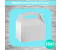 Kit Imprimible Molde Patrón Cajita Feliz Grande Editable 