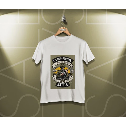Diseños Plantillas Remeras Hombre Sublimación M16 + Mockups
