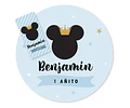 Kit Imprimible Mickey Rey Celeste Pastel Tukit
