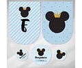 Kit Imprimible Mickey Rey Celeste Pastel Tukit