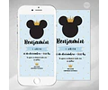 Kit Imprimible Mickey Rey Celeste Pastel Tukit