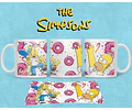 Kit Diseños Plantillas Tazas Los Simpsons Sublimación M6