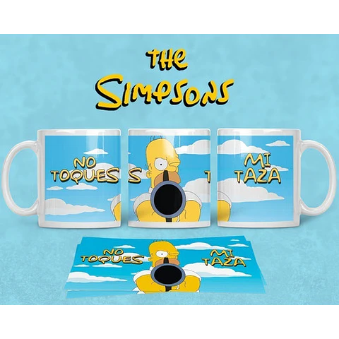 Kit Diseños Plantillas Tazas Los Simpsons Sublimación M6