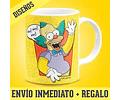 Kit Diseños Plantillas Tazas Los Simpsons Sublimación M1
