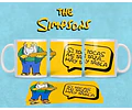 Kit Diseños Plantillas Tazas Los Simpsons Sublimación M6