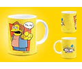 Kit Diseños Plantillas Tazas Los Simpsons Sublimación M1