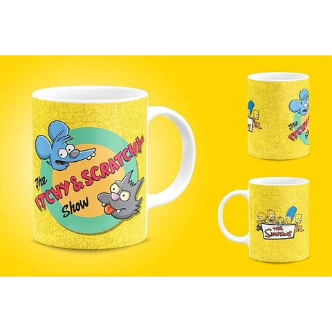 Kit Diseños Plantillas Tazas Los Simpsons Sublimación M1
