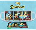 Kit Diseños Plantillas Tazas Los Simpsons Sublimación M6