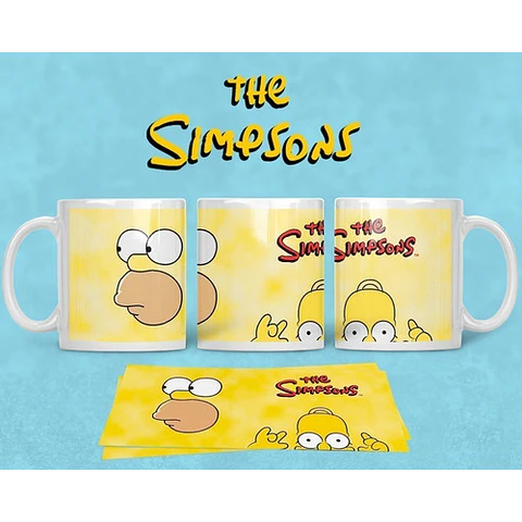 Kit Diseños Plantillas Tazas Los Simpsons Sublimación M6
