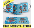 Kit Diseños Plantillas Tazas Paw Patrol Sublimación M1