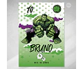 Kit Imprimible Super Heroes - Hulk Superheroe Hulk Candy Bar
