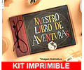 Kit Imprimible Nuestro Libro De Aventuras Fotolibro