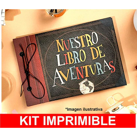 Kit Imprimible Nuestro Libro De Aventuras Fotolibro