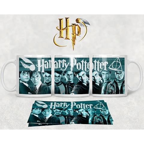 Kit Diseños Plantillas Tazas Harry Potter Sublimación Mod 4