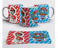 Kit Diseños Plantillas Tazas Paw Patrol Sublimación M1