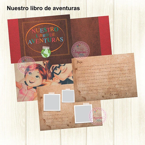 Kit Imprimible Nuestro Libro De Aventuras Fotolibro