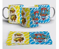 Kit Diseños Plantillas Tazas Paw Patrol Sublimación M1