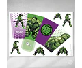 Kit Imprimible Super Heroes - Hulk Superheroe Hulk Candy Bar