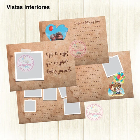 Kit Imprimible Nuestro Libro De Aventuras Fotolibro
