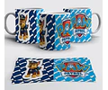 Kit Diseños Plantillas Tazas Paw Patrol Sublimación M1