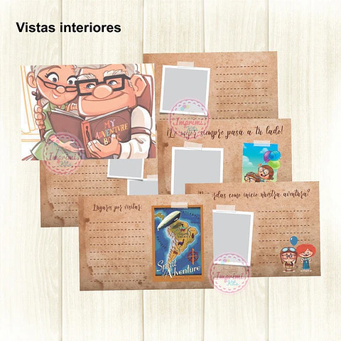 Kit Imprimible Nuestro Libro De Aventuras Fotolibro