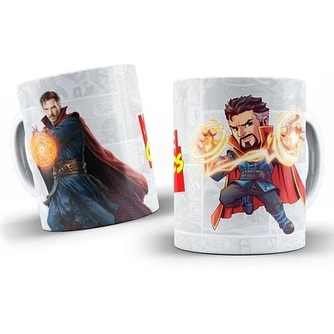 Kit Diseños Plantillas Tazas Marvel Comics Sublimación 