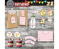 Kit Baby Shower Animalitos Bosque Encantado Romantico Nena