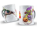 Kit Diseños Plantillas Tazas Marvel Comics Sublimación 