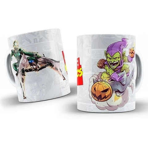 Kit Diseños Plantillas Tazas Marvel Comics Sublimación 