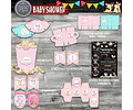 Kit Baby Shower Animalitos Bosque Encantado Romantico Nena
