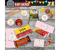 Kit Baby Shower Animalitos Bosque Encantado Romantico Nena