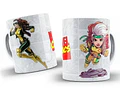 Kit Diseños Plantillas Tazas Marvel Comics Sublimación 