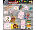 Kit Baby Shower Animalitos Bosque Encantado Romantico Nena