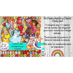 Papeles Fondos Y Cliparts Imagenes Png Candy Land Dulces