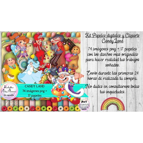 Papeles Fondos Y Cliparts Imagenes Png Candy Land Dulces