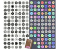 Mandalas Kit De Diseños - Vectores - Imprimir - Ai Eps Png