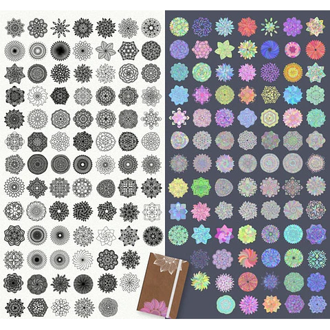 Mandalas Kit De Diseños - Vectores - Imprimir - Ai Eps Png