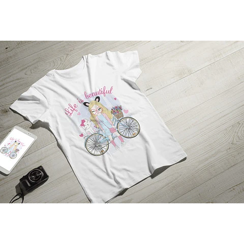 Plantillas Diseños Remeras Mujer P/ Sublimación Mockups M2