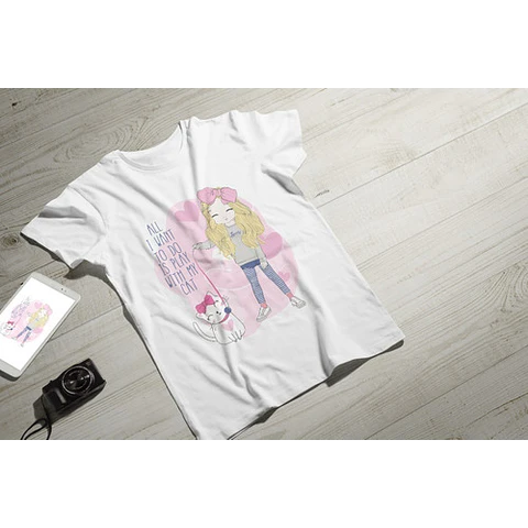Plantillas Diseños Remeras Mujer P/ Sublimación Mockups M2