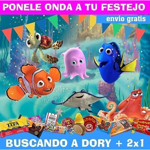 Kit Imprimible Buscando A Dory Nemo Editable