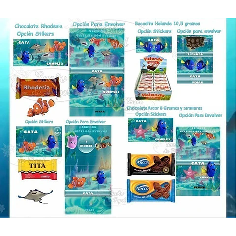 Kit Imprimible Buscando A Dory Nemo Editable