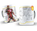 Kit Diseños Plantillas Tazas Super Héroes Sublimación 