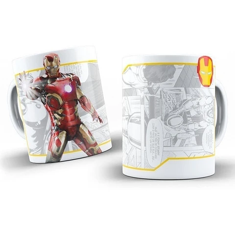 Kit Diseños Plantillas Tazas Super Héroes Sublimación 