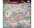 Kit Imprimible Candy Bar Princesas Disney El Mas Completo