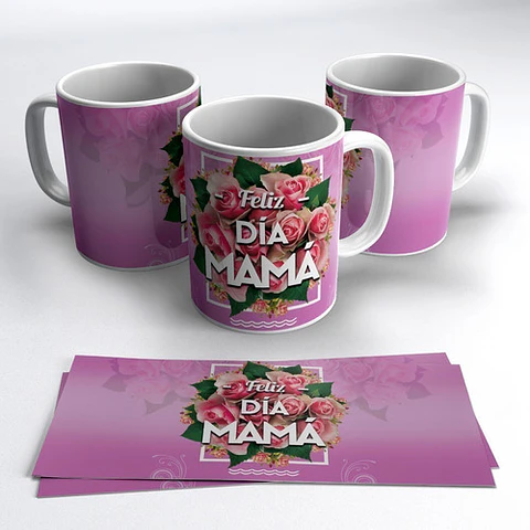 Diseños Plantillas Para Tazas Día De La Madre Sublimación M4